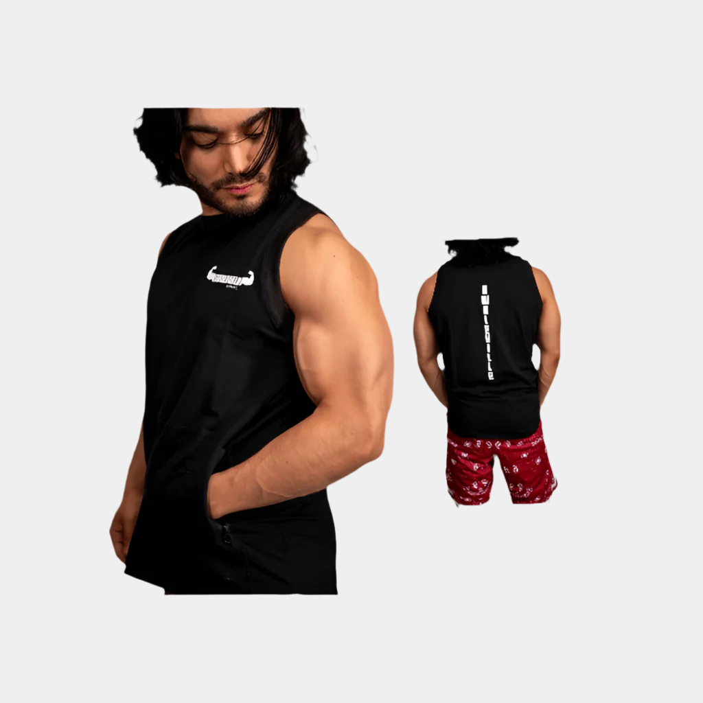 Sleeveless Tee with Side Pockets - Swoleville Apparel