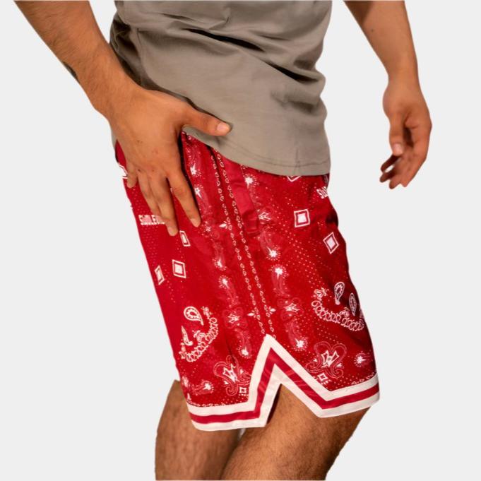Paisley Print Basketball Shorts - Swoleville Apparel