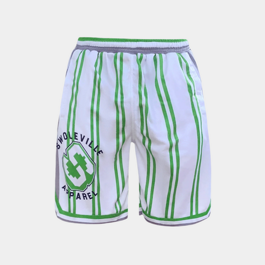 Striped Gym Shorts - Swoleville Apparel