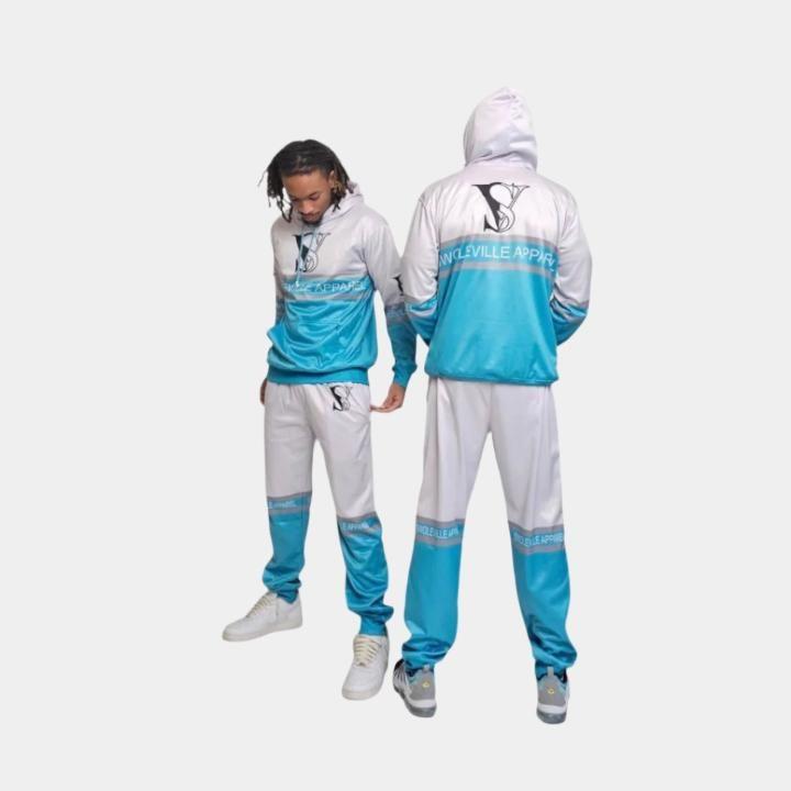 Baggy Fit Tracksuit With Hoodie – Oversized Two-Piece Active Set | Streetwear, Gym & Casual Wear-1
