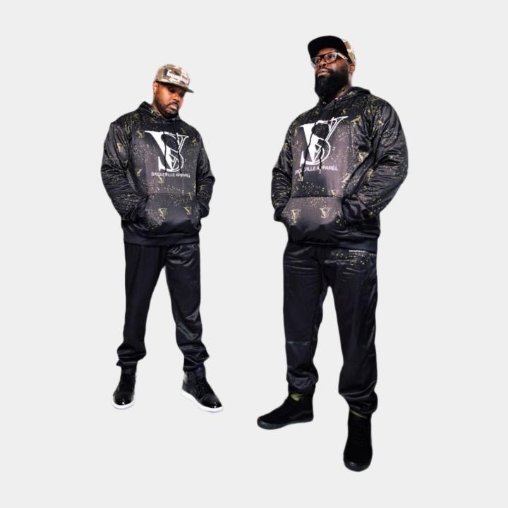 Baggy Fit Tracksuit With Hoodie – Oversized Two-Piece Active Set | Streetwear, Gym & Casual Wear-2