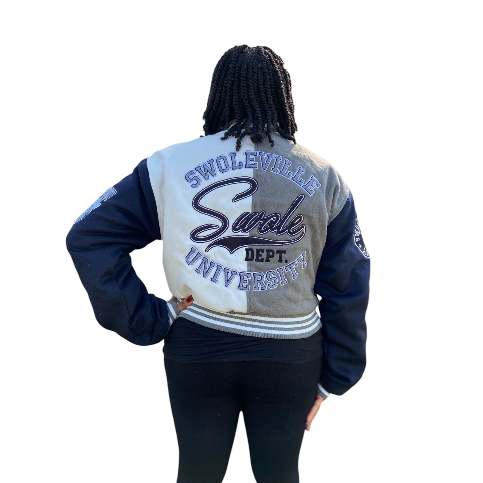 Cool SV Crop Varsity Jacket – Women’s Cropped Letterman Jacket