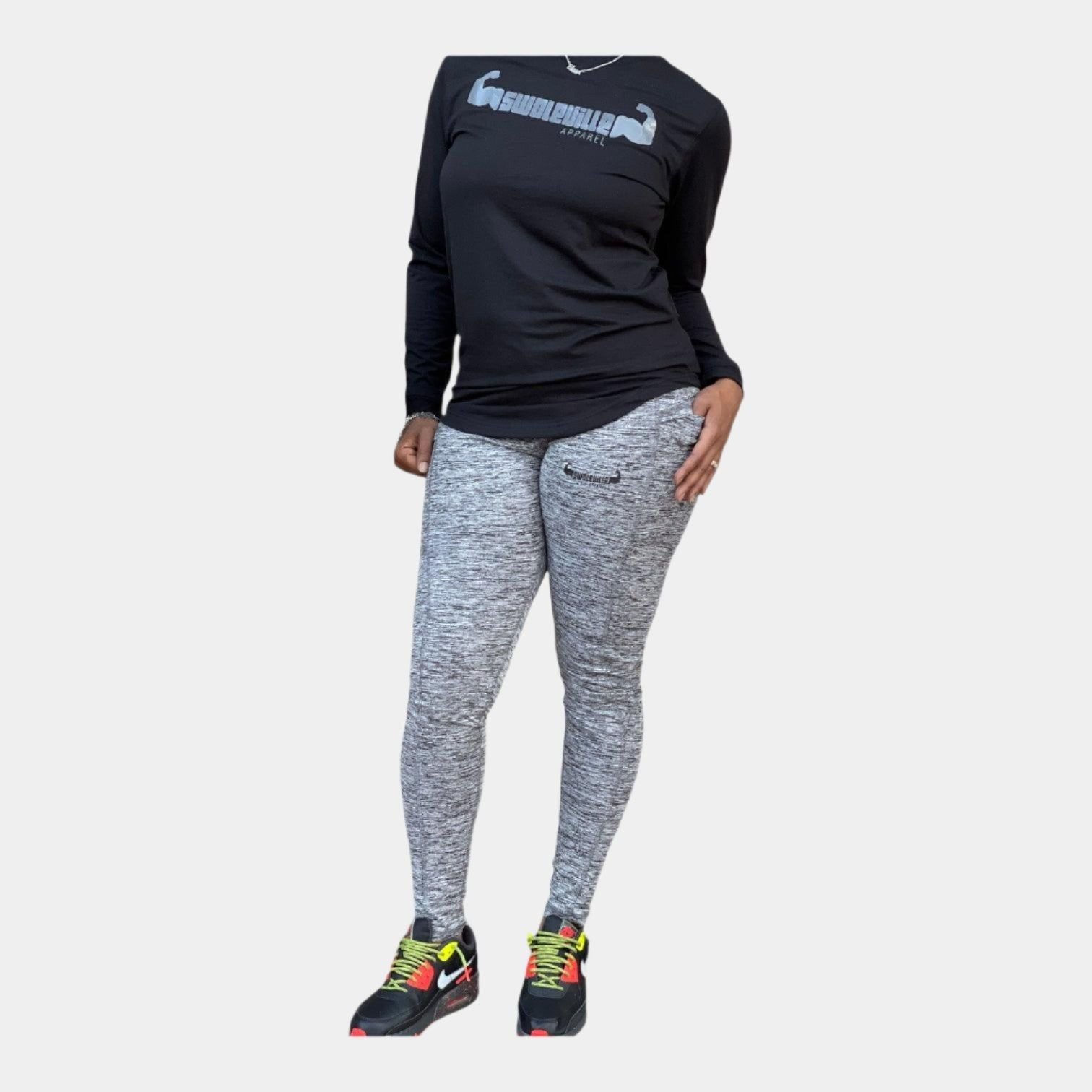 Grey Leggings – Comfortable & Stylish Activewear for Women
