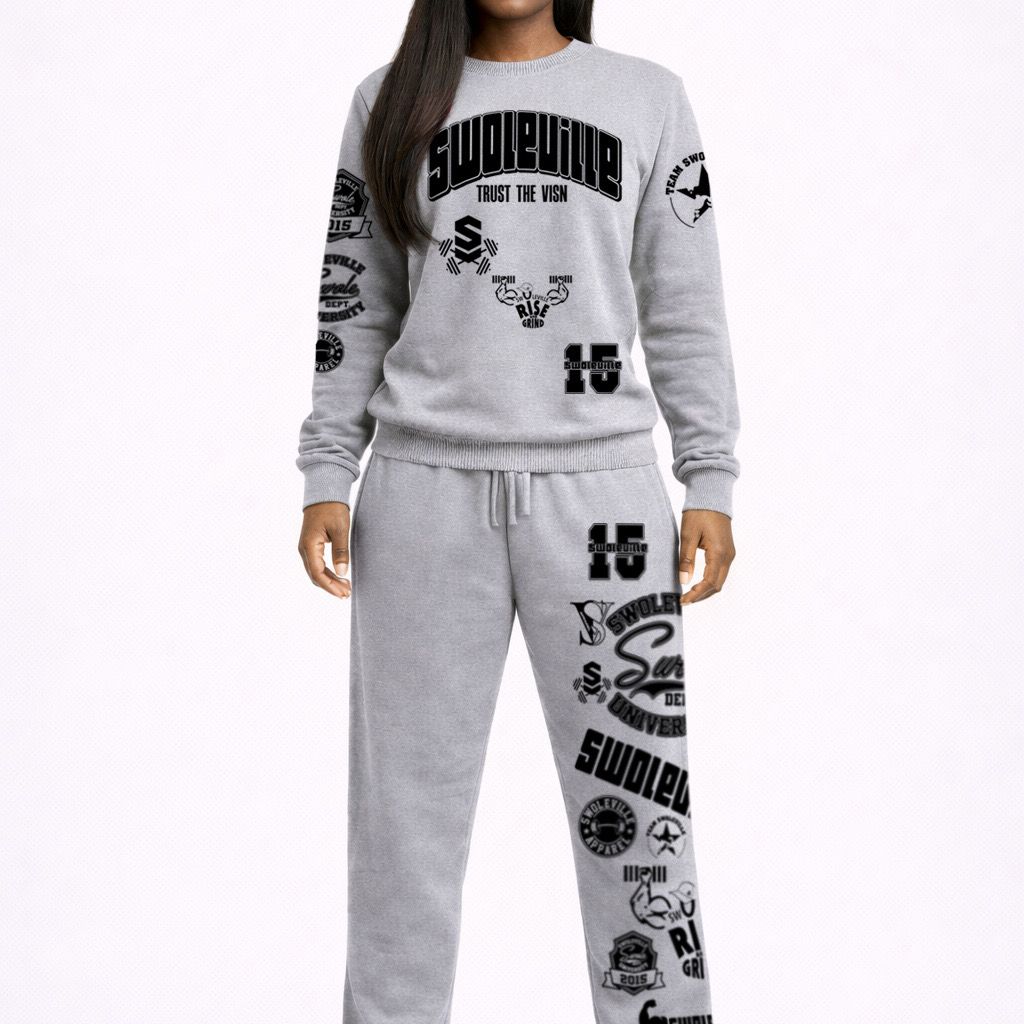 AOP Crew Neck With Sweat Pants