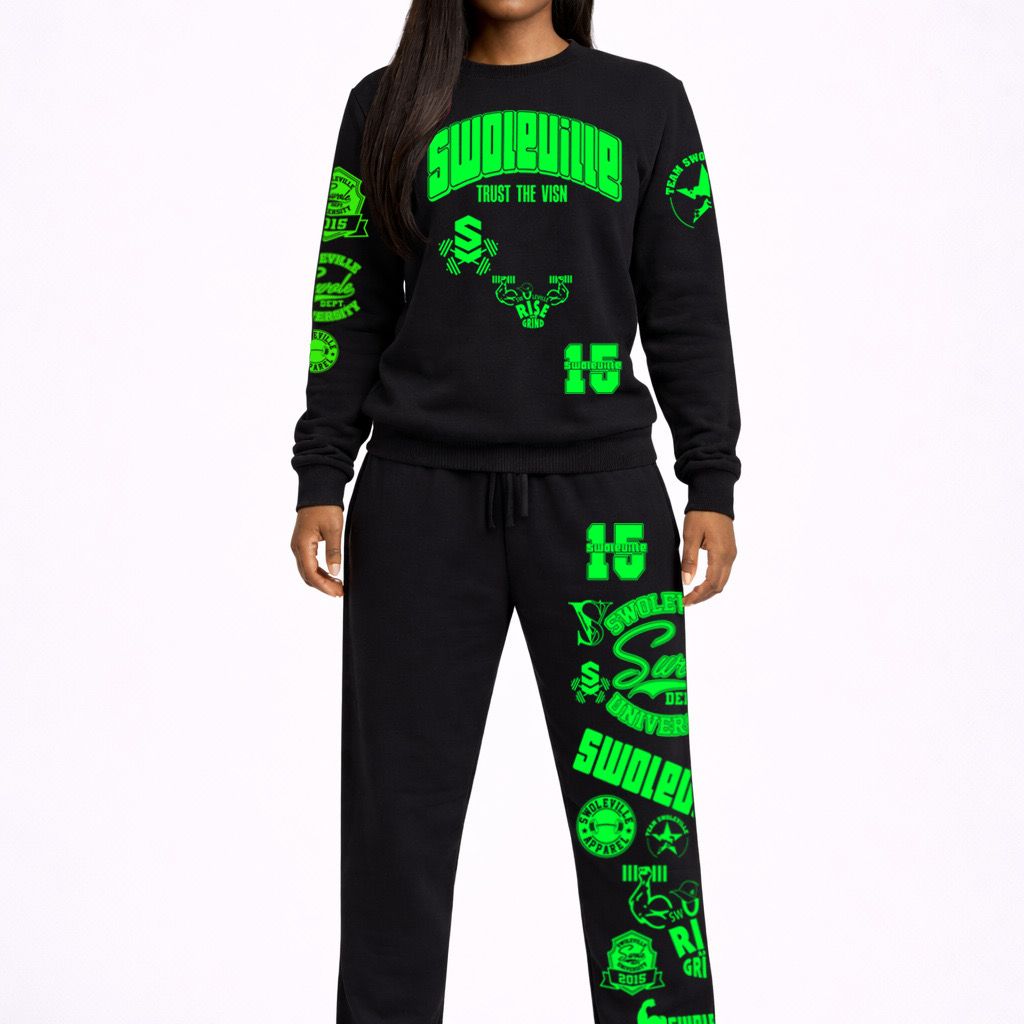 AOP Crew Neck With Sweat Pants