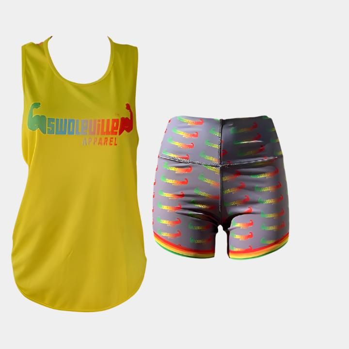 Multi-Color Short Set – Vibrant, Stylish & Comfortable Outfit
