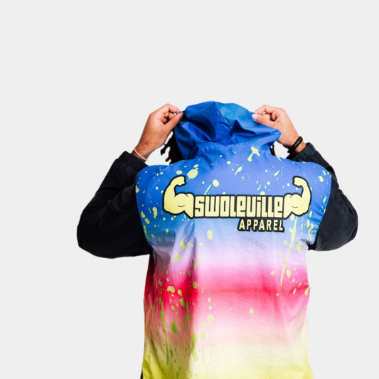 Multi-Color Windbreaker - Swoleville Apparel