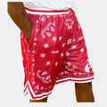 Paisley Print Basketball Shorts – Lightweight Athletic Shorts for Men & Women | Sports, Training & Streetwear-1