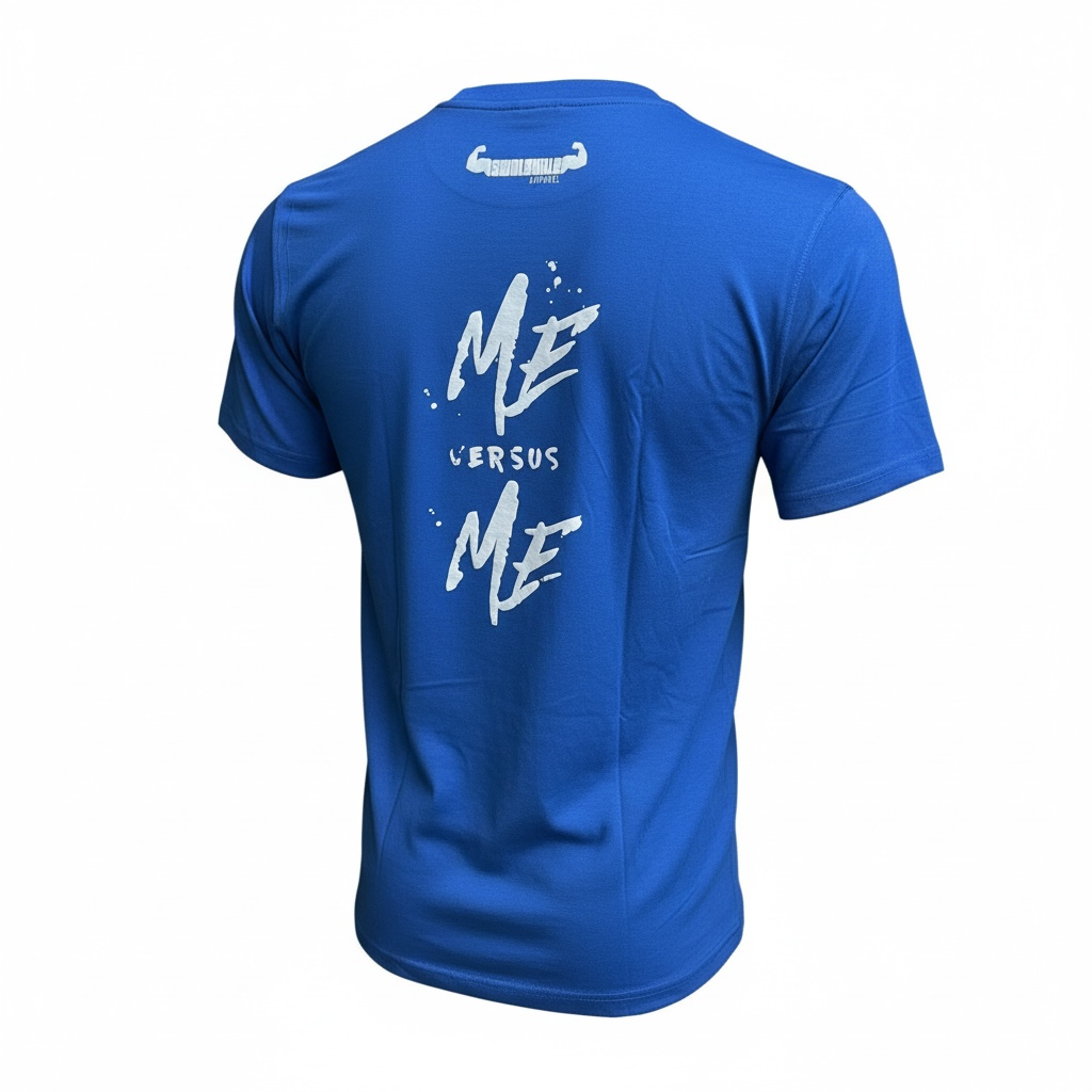 Me Verse Me Graphic T-Shirt – Motivational Fitness Tee | Bold Gym & Streetwear Mindset Shirt
