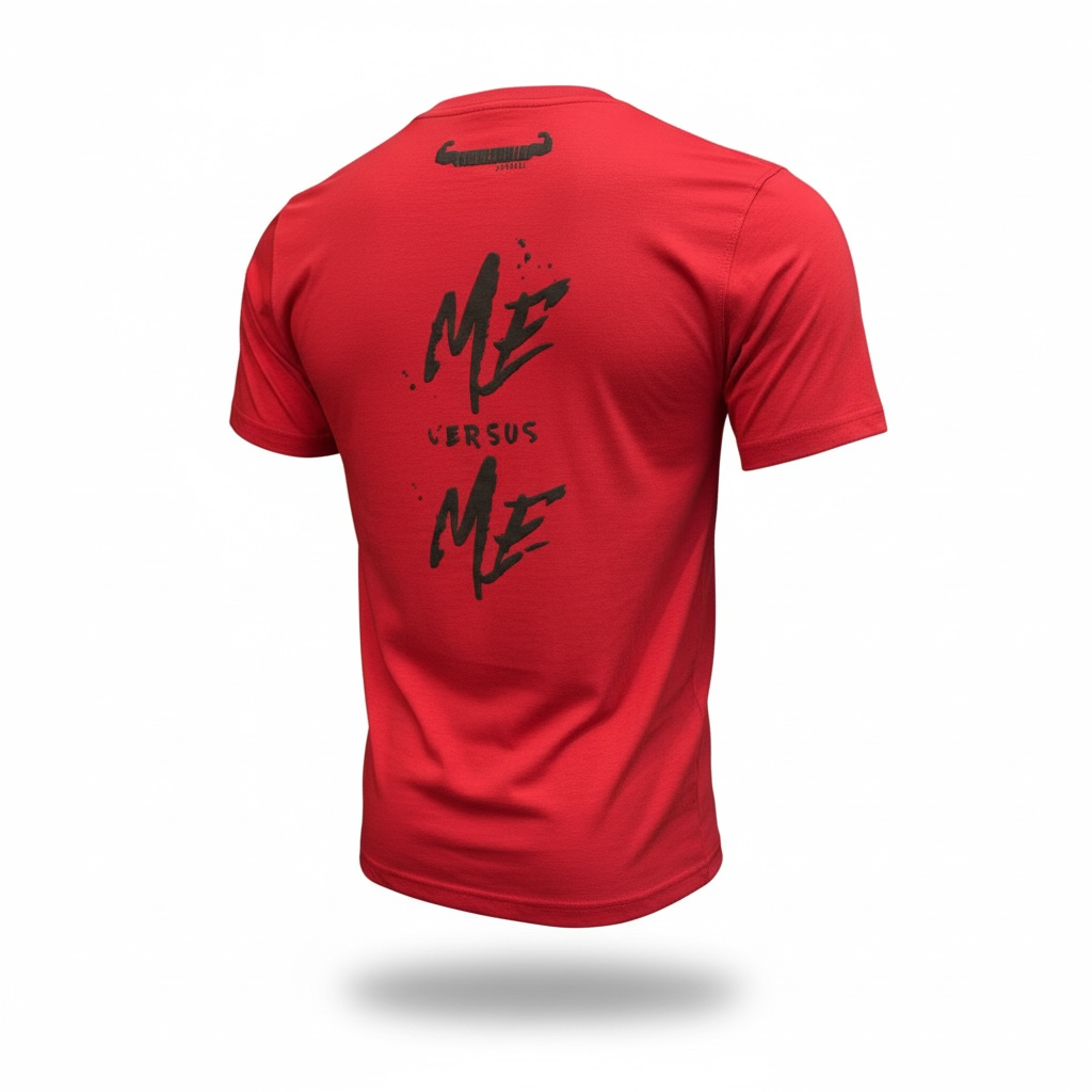 Me Verse Me Graphic T-Shirt – Motivational Fitness Tee | Bold Gym & Streetwear Mindset Shirt