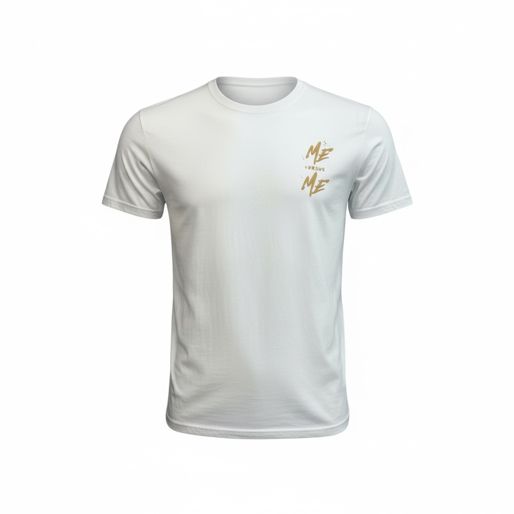 Me Verse Me Graphic T-Shirt – Motivational Fitness Tee | Bold Gym & Streetwear Mindset Shirt