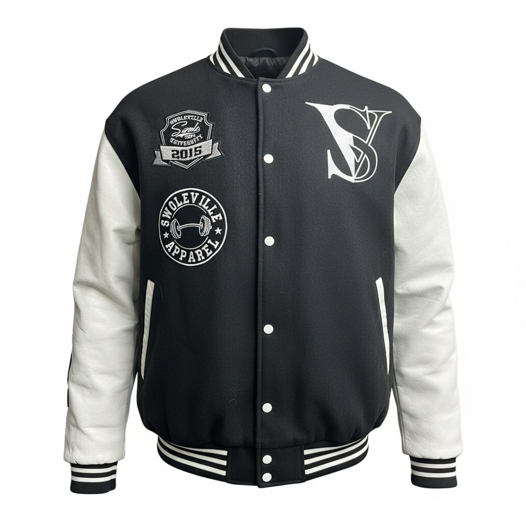 Cool SV Varsity Jacket – Classic Letterman Jacket for Everyday Style | Premium Athletic & Streetwear Outerwear