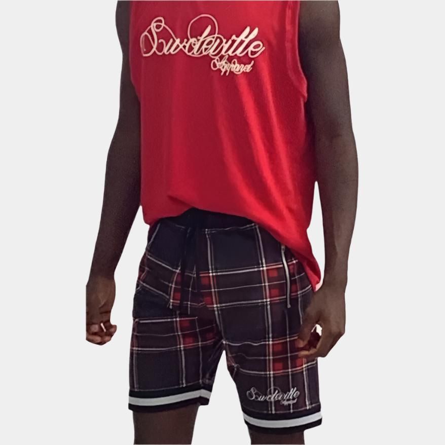 Youth Plaid Swoleville Shorts - Swoleville Apparel