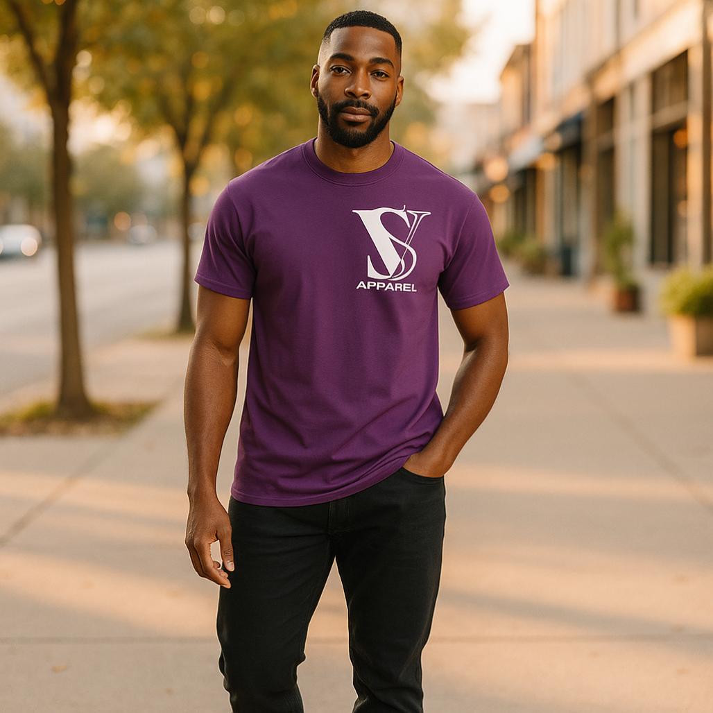 SV Monogram T-Shirt – Premium Graphic Tee for Women & Men | Stylish Gym & Streetwear Shirt