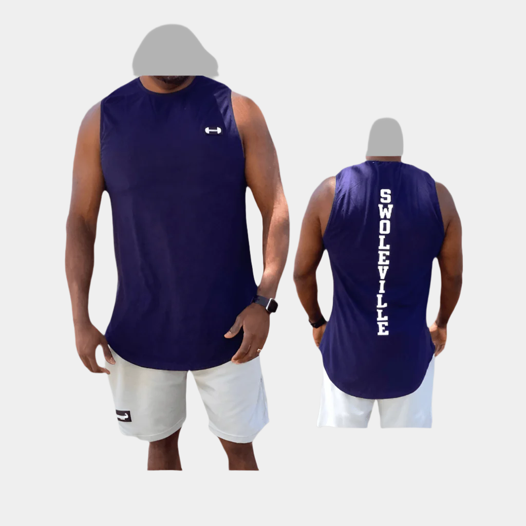Swoleville Muscle Shirt – Sleeveless Gym Tank for Men | Bodybuilding, Training & Activewear