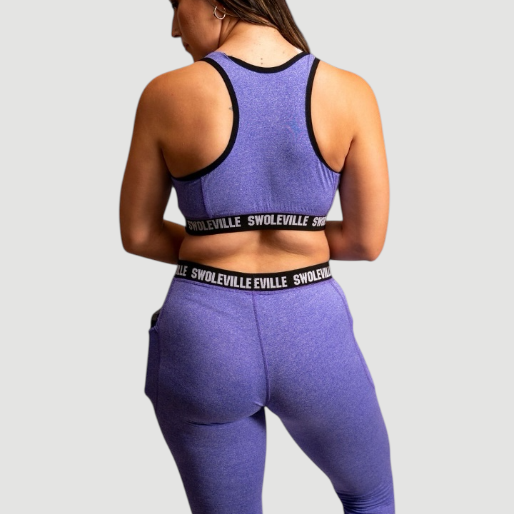Women’s Gym Outfit – Comfort SV Matching Leggings and Sports Bra