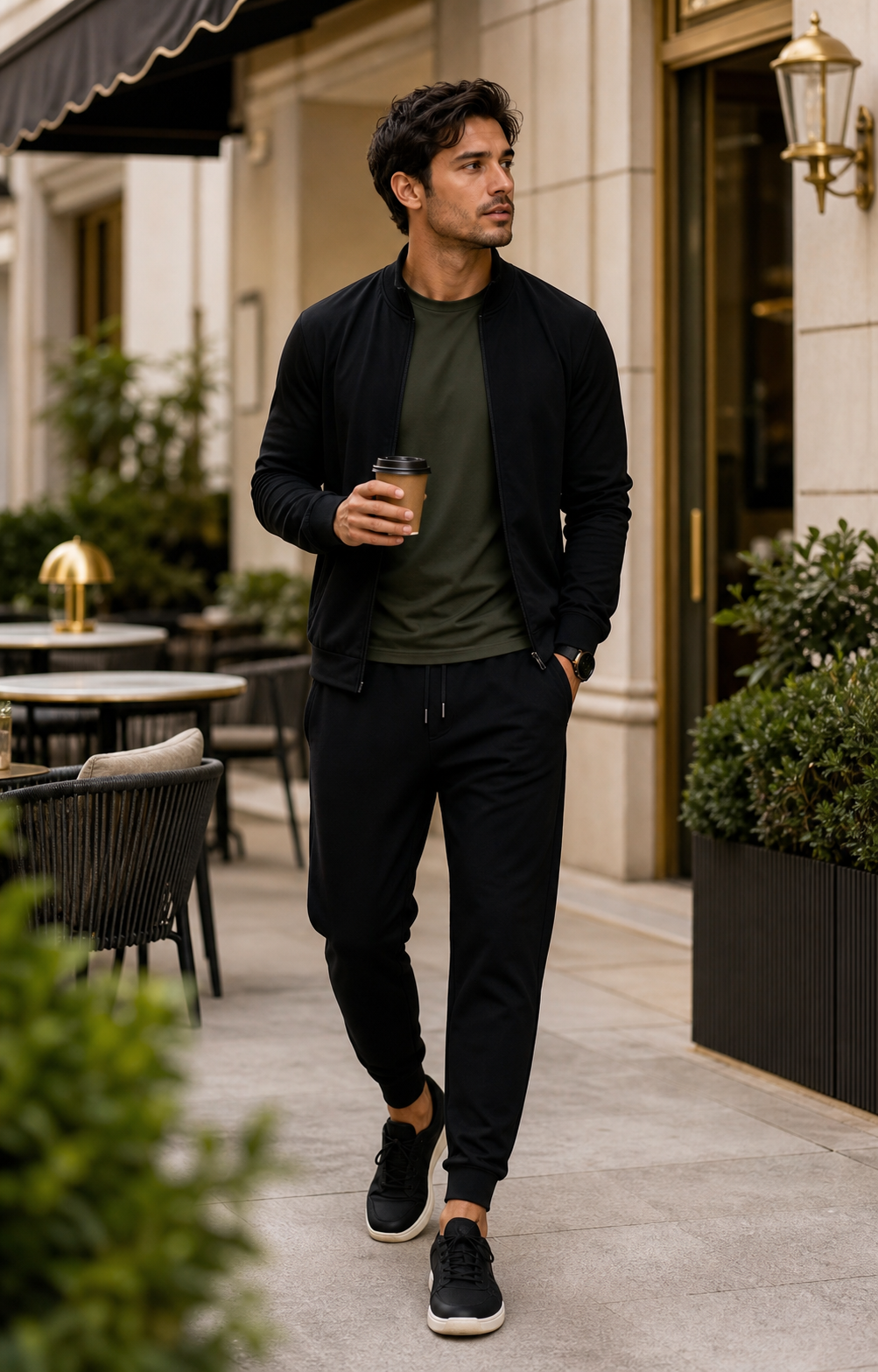 Everyday athleisure style for relaxed plans
